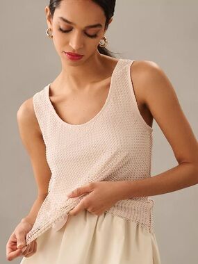 Sunday in Brooklyn Rhinestone Mesh Tank